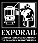 Logo d'Exporail, musée ferroviaire canadien.